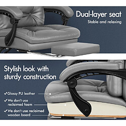 Alfordson fauteuil de bureau - Gris pas cher