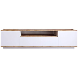 Hanah home Meuble TV mural - Blanc pas cher