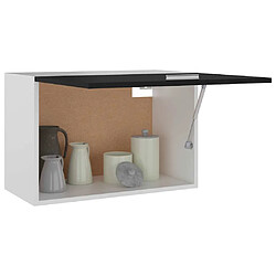 Acheter vidaXL Armoire Suspendue Noir 60 cm