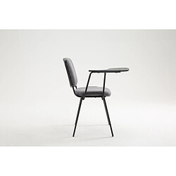 Avis Decoshop26 Fauteuil visiteur - Gris