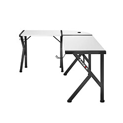 Acheter Bureau gamer assis-debout - Blanc