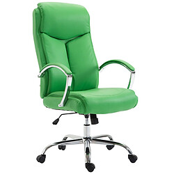 Decoshop26 Fauteuil de bureau - Vert
