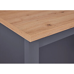 Pegane Meuble bas de cuisine - Anthracite pas cher