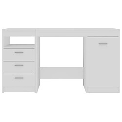 Acheter vidaXL Bureau blanc 140x50 cm