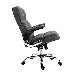 Mendler Fauteuil de bureau - Gris foncé
