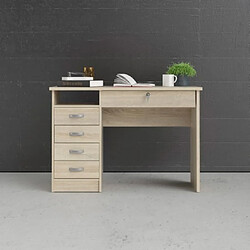 Alter Bureau 5 tiroirs - Chêne