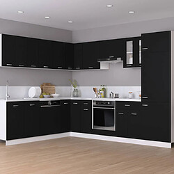 Avis vidaXL Armoire Suspendue Noir 60 cm