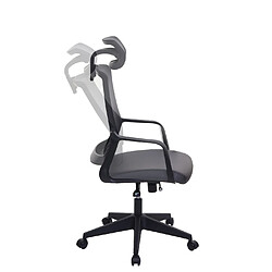 Mendler Fauteuil de bureau - Gris pas cher