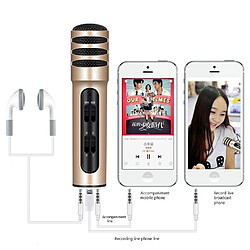 Wewoo Microphone à condensateur - Rose pas cher
