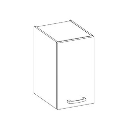 Tbs Meuble haut de cuisine 1 porte - Chêne