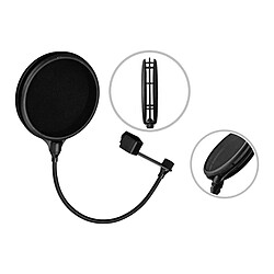 Power Studio PF 04 Filtre Anti-Pop - Deux types filtre : nylon/métal - Utilisation simultanée possible