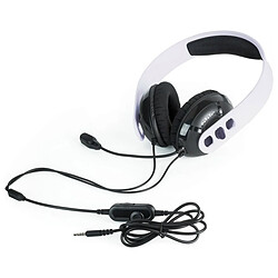 Raptor gaming H200 - Blanc Micro-casque gamer - stéréo 2.0/2.1 - filaire - jack - compatible PS4 Xbox Switch