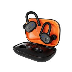 Skullcandy casque sport sans fil - Noir orange