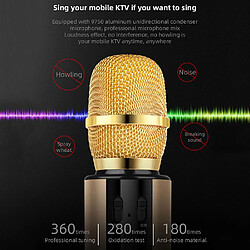 Microphone Bluetooth karaoké - Noir pas cher