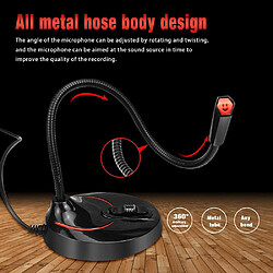 Avis Microphone USB pour ordinateur - Noir