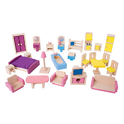 Bigjigs Toys Ensemble de meubles maison de poupée