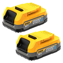 Dewalt batteries Powerstack 18 V - lot de 2