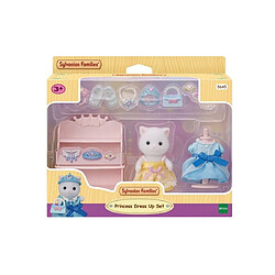 Sylvanian families figurine fille chat persan