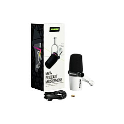 Shure MV7+ W - Blanc pas cher