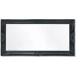 Acheter vidaXL Miroir mural style baroque 100x50 cm noir