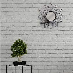 Miroir filaire soleil The Home Deco Factory - Noir