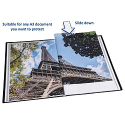 Acheter Rillstab Dossier de présentation A3 36 pochettes - Noir