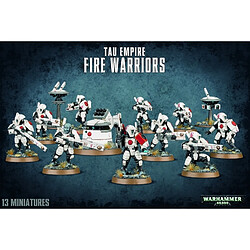 Games workshop figurines Warhammer 40k Tau Fire Warriors Figurines militaires Warhammer 40k - Équipe Strike/Breacher Tau - 13 figurines - Empire Tau