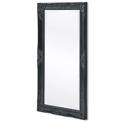 Avis vidaXL Miroir mural style baroque 100x50 cm noir