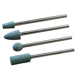 Maxicraft Meules coniques carbure silicium - Lot de 2