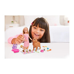 Mattel Barbie Naissance des chiots - Coffret poupée pas cher