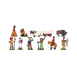 Safari Figurines cow-boys et Indiens