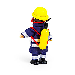 Tidlo figurines pompier en bois pas cher