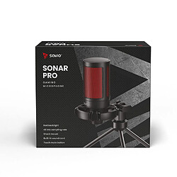 Acheter Savio Microphone PC gamer - Noir et rouge