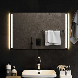 vidaXL Miroir LED salle de bain 80x50 cm