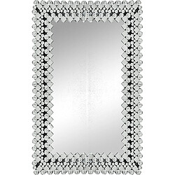 Vivenla Miroir design 80x120 cm Argenté