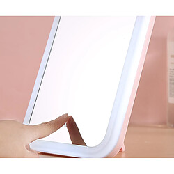 Miroir de maquillage pliant - Rose
