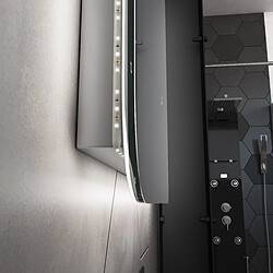 Aurlane MIR006 - Miroir de salle de bain LED 60x80 cm