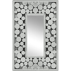 Vivenla Miroir argenté 3D - 80 x 120 cm