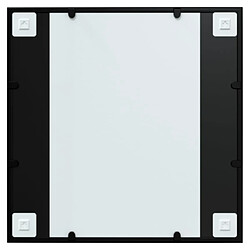 Acheter vidaXL Miroir mural - Noir Métal 60x60 cm