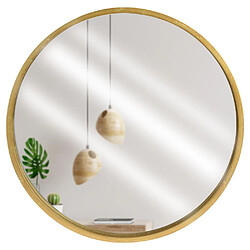 Miroir Mural Doré - 50 cm