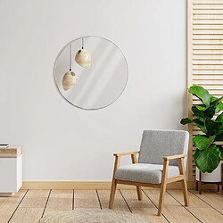 Miroir Rond Cadre Doré - 55 cm