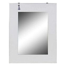 DKD Home Decor Miroir mural Oriental - Blanc/Sapin