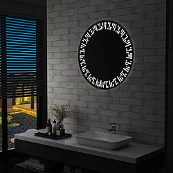 Miroir LED vidaXL 80 cm Salle de bain