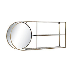 DKD Home Decor Miroir mural doré pas cher