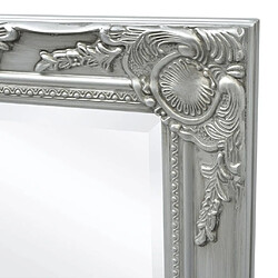Decoshop26 Miroir mural baroque - Argent pas cher