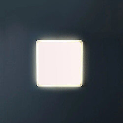 Kiamami valentina miroir salle de bain LED - Blanc pas cher