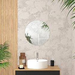 Aurlane MIR049 - Miroir salle de bain rond 50 cm