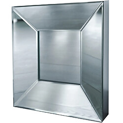 Vivenla Miroir Design Carré Effet 3D