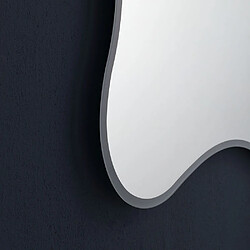 Kiamami valentina Miroir de salle de bain lumineux - Gris pas cher