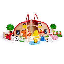 Bigjigs Toys Mini Ferme En Bois